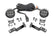 LED Light Kit | Ditch Mount | Black Series Round | 3.5 Inch | Amber DRL | Toyota Tacoma (05-15)