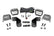 LED Light | RR Cage Mount | 2" Chrome Pair | Wide Angle | Polaris Ranger 1000/Ranger XP 900/1000