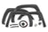 Pocket Fender Flares | 1H5 Cement | Toyota Tundra 2WD/4WD (2014-2021)