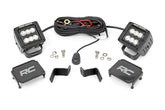 LED Light Kit | Ditch Mount | 2" Black Pair | Flood | Ford F-150 (15-26)/F-150 Lightning (22-26)