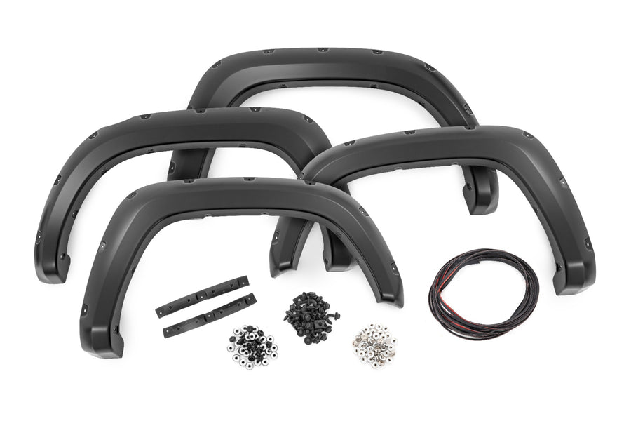 Pocket Fender Flares | 040 Super White | Toyota Tacoma 2WD/4WD (2016-2023)