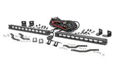 LED Light Kit | Grille Mount | 10" Black Slimline Pair | Ford F-150 (18-20)