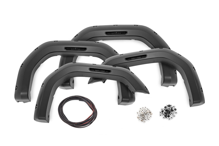 Pocket Fender Flares | 5IS Silver Ice | GMC Sierra 2500 HD/Sierra 3500 HD (20-26)