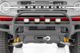 Nudge Bar | 4 Inch Round Led (x4) | OE Modular Steel | Ford Bronco 4WD (21-26)
