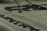Rough Country Hoodie | RC Topographical Sleeve | Army Green | 3XL