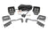 LED Light Kit | Ditch Mount | 2" Black Pair | Amber DRL | Nissan Frontier (22-26)