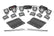 LED Light Kit | Fog Mount | Triple 2" Black Pair | Spot/Flood | Ford Bronco (21-26)
