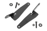 30" Single Row Light Mount | Front | Black Series | White DRL | Polaris RZR Turbo R 