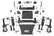 6 Inch Lift Kit | Mono Leaf Rear | Vertex/V2 | GMC Sierra 1500 2WD/4WD (25-26)