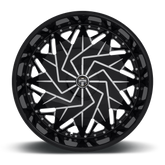 DUB DAZR CAP-GLOSS BLK MIL