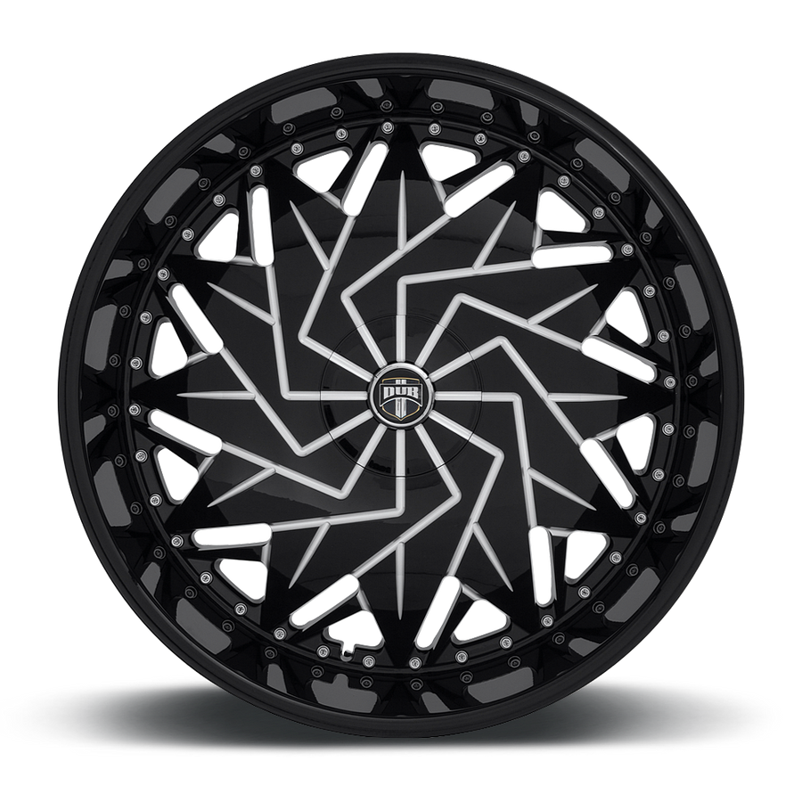 DUB DAZR CAP-GLOSS BLK MIL