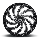 DUB DELISH CAP-FRONT-GLOSS BLK MIL