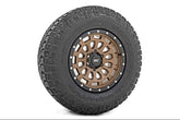 Rough Country 87 Series Wheel | Simulated Beadlock | Bronze/Black | 17x8.5 | 5x5 | +0mm