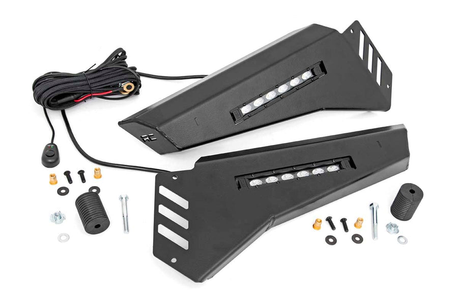 Bumper Wings | No Stinger | 6" Led Combo | Honda Pioneer 1000 