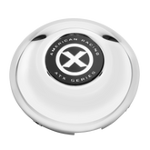 ATX FRONT SNAP IN 4 TAB CAP CHROME