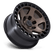 BAHARI 17X8.5 5X5 71 -10 B-BRNZ M-BLK