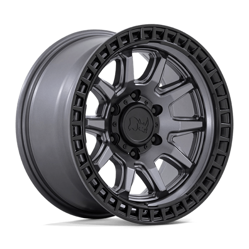BR CALICO 17X8.5 5X4.5 72 M-GMTL BLK +34