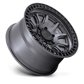 BR CALICO 17X8.5 6X5.5 106 M-GMTL BLK +0