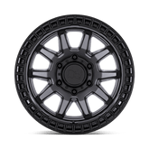 BR CALICO 17X8.5 5X4.5 72 M-GMTL BLK +34