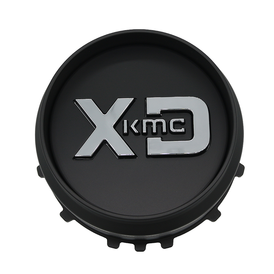 XDS FORGED 6X135 ALUM CTR PC S-BLK LOGO2