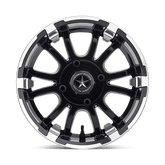 SIXER UTV 14X6.5 MACH G-BLACK -20MM