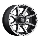 REBEL UTV 12X6 MACH MATTE BLACK -23MM