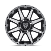 REBEL UTV 14X6.5 MACH G-BLACK -23MM