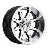 SHIFT UTV 10X7 MACH GLOSS BLACK -25MM