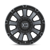 XD852 20X10 6X135/5.5 S-BLK GTCC -18MM
