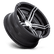 HE1827 14X6 5X4.5 -6 G-BLK-MCH (NO CAP)