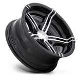 HE1827 15X6 6X5.5 G-BLK MACH -6MM