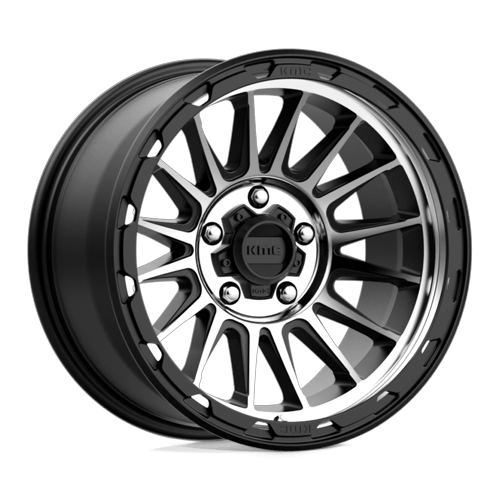 KM542 17X9 5X5.0 S-BLK MACH -12MM