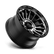 KM542 17X9 5X5.0 S-BLK MACH -12MM