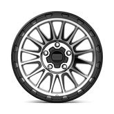 KM542 17X9 5X5.0 S-BLK MACH -12MM