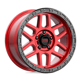 KM544 18X9 5X5.0 C-RED BLK-LP 18MM