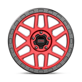 KM544 18X9 5X5.0 C-RED BLK-LP 18MM