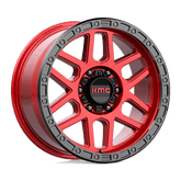 KM544 18X9 6X5.5 C-RED BLK-LP 18MM