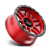 KM544 17X8.5 6X5.5 C-RED BLK-LP 00MM