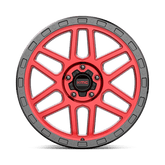 KM544 20X9 5X150 C-RED BLK-LP 25MM