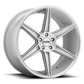 KM711 22X10.5 5X120 BRUSHED SLV 40MM