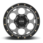 KM541 17X9 6X5.5 S-GRY BLK-LP -12MM