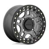 RECON UTV BL 15X7 4X137 G-MTL BLK-RG +38