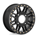 CAGE UTV BL 15X10 4X137 S-BLK BLK-RG +0