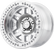 KMC CAP 2PC BOLT-ON (PO/CH/CH) - 5X5