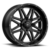 VIBE UTV 14X7 4X137 MILLED G-BLACK 00MM