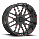 BANDIT UTV 22X7 4X137 G-BLK MILL RTCC 00