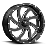SWITCH UTV 22X7 4X137 G-BLK MILL 00MM