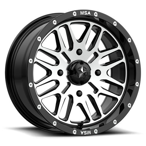 M38 22X7 4X156 G-BLK MACH 10MM