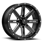 BOXER UTV 16X7 4X137 G-BLK MILL 10MM