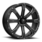 BOUNTY UTV 15X7 4X137 S-BLK MILL 10MM